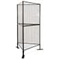 Art Display Grid, Triangle-Shaped, (6) 3' x 3' Panels, Iron Mesh - Black