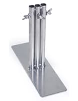 3 Leg Art Display Panel Base is Iron Iron 3 Leg Art Display Panel Base