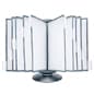 Desk Reference System, 10 Sleeves, Tilting Bracket - Black