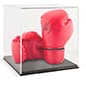 Recycled Acrylic Square Countertop Display Case w/Removable Top - Black Base