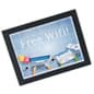 8.5 x 11 Counter Mat with Non-Skid Backing, Hard Plexi Top - Black