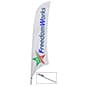 13' Custom Feather Flag with Ground Spike - Full Color Printing