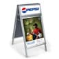 22" x 28" A-Frame Sidewalk Sign Stand, Double Sided with Header