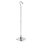 Tote Bag Stand with Hook, Adjustable Height for Countertop Use - Chrome