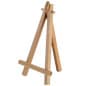 Wood Easel for Countertop Use, Standard Tripod Design, 3.5 x 6.5 - Natural