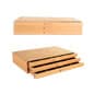 Art Supply Storage Box with 3 Drawers, 15.75 w x 9.75 d - Natural