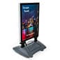 23" X 33" Weighted LED Sidewalk Sign Stand, Custom Printed, Double Sided - Gray