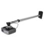 Projector Wall Mount with Telescoping Arm, Tilting, Rotating, Anti-Theft - Silver