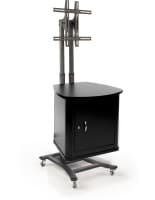 TV Stand with Locking Cabinet TV Stand with Locking Cabinet