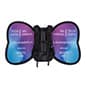 Wing-Shaped Backpack Banner, Double-Sided, Custom Printed Graphics - Black