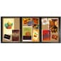 96 x 48 Enclosed Cork Board with 3 Locking Doors - Black
