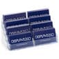 4-Tiered Acrylic Business Card Holder for Desktop Use, Double Wide - Clear