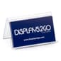 Acrylic Business Card Holder for Tabletop, Easel Design - Clear