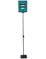 8.5" x 11" Vertical Sign Stand Great for Promotions 8.5" x 11" Vertical Sign Stand with Extending Pole