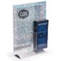 11" x 14" Countertop Sign Holder with Pamphlet Holder, Snap Base - Clear