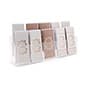 Acrylic Brochure Holder, 4"w Pockets, Wall or Tabletop - Clear
