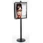 Floor Standing Poster Holder, Snap Open Frames, Double-Sided