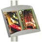 Literature Tray for Floor Stands, 4"/8.5"w, Open Shelf