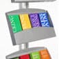 Brochure Tray for FORTE and BRAVA Series Floor Stands, 4", Open Shelf