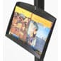 Literature Tray for Floor Stands, 4"/8.5"w, Open Shelf