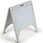 24" x 18" A-Frame Sidewalk Sign Stand, Double Sided, Outdoor - White