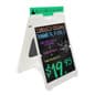 22 x 28 Write-on Outdoor Sidewalk Sign, 2 Sided, Black Wet Erase - White