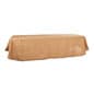 6' or 8' 100% Premium Burlap Table Cloth, 4-Sided, Full-Length - Natural Jute