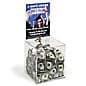 Acrylic Ballot Box w/ 8.5 x 11 Header & Lock - Clear