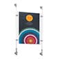 Sign Holders with Wall Mount Cable - Clear