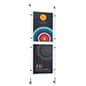 Sign Holders with Wall Mount Cable - Clear