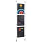Sign Holders with Wall Mount Cable - Clear