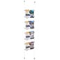 8.5 x 11 Sign Holders with Ceiling-to-Floor Cable - Clear