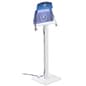 Cell Phone Charging Station w/ Custom Graphics, 5 Cords and Wireless Charging - White
