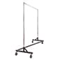 Clothing Rack with Z Shaped Base, Collapsible, Caster Wheels