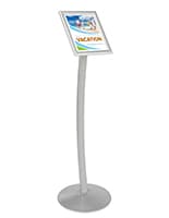 Floor Standing Sign - 8-1/2" x 11" w/ European Styling floor standing sign
