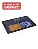 Changeable Counter Mat: Displays 11" x 17" Material counter mat
