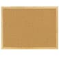 Cork Bulletin Board with Wooden Frame - Oak