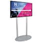 LG Monitor w/ 4K UHD & Embedded Media Player, Stationary Base - Silver
