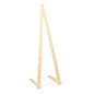 Wood Easel for Floor with Bi-Fold Design, Adjustable Pegs with 8 Tiers - Natural
