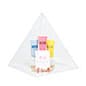 12 x 13 Baseless Pyramid Countertop Display Case with Lift-Off Top - Clear