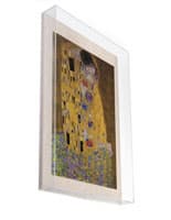 Oversized Fabric Back Wall Display Frame with Bevel Hangers for Easy Mounting Mounted Oversized Fabric Back Wall Display Frame