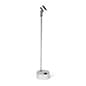 Display Case Accent Lights, Battery-Powered LED, 4 Heights, Set of 2 - Black/Silver