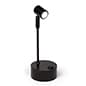 Display Case Accent Lights, Battery-Powered LED, 4 Heights, Set of 2 - Black/Silver