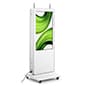 43"-55" 2-Sided Interactive Touch Screen Kiosk, Android Operating System, Wheels