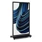 43"-75" Non-Touch Digital Poster Kiosk, Single Sided, Android OS, Caster Wheels