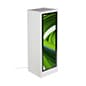 43"h Digital LCD Pedestal w/ Android 11 OS and Back Storage Cabinet - Multiple Colors
