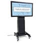 Motorized TV Stand w/ Wheels, 43-100" Screens, Height Adjustable, Tilting - Black