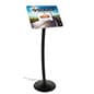 10.1” Black Floor Standing Digital Display w/Audio, Video, and Photo – Custom Printed