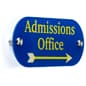 Acrylic Wall Sign, 2 Standoffs, Custom UV Printing - Clear