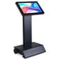24" Rechargeable Portable Outdoor Touch Screen Kiosk, Weather Resistant, Android 14